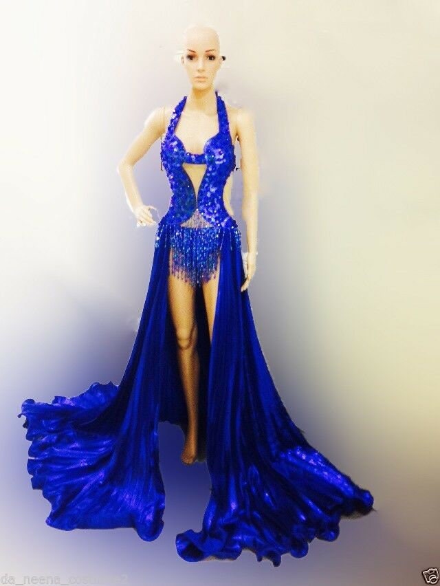 Da NeeNa G037 Sexy Elegant Showgirl Pageant Cabaret Dress Gown XS-XL