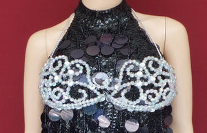 Da NeeNa J010 Showgirl Vegas Cabaret Dance Crystal Bra