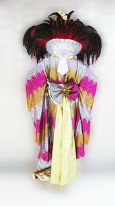 Da NeeNa C079 Queen of War Drag Japanese Keisha Kimino Costume set XS-3X