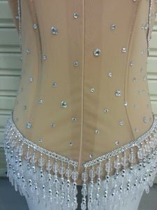 Da Neena M799 Victoria Princess Latin Salsa Samba Dance Crystal Leotard XS-XL