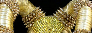 Da NeeNa H564 Star Wars Alien Gold Longhorns Prince Princess Queen Headdress