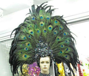 Da NeeNa T010 Dance Drag Peacock Headdress Costume XS-XL