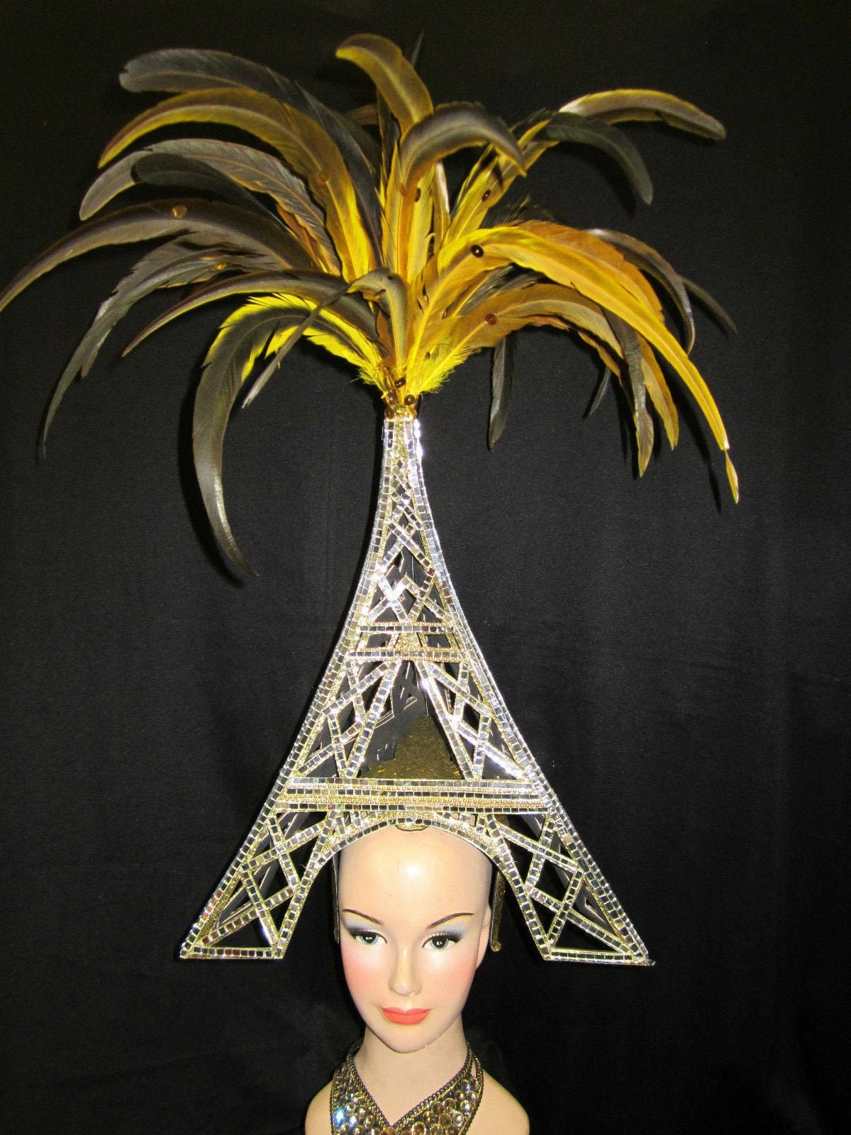 Da NeeNa H087G2 La Tour Eiffel dame de fer Paris France Eiffel Tower headdress