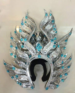 Da NeeNa H114 Drag Showgirl Pageant Dance Asian Star Princess Headdress