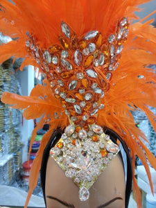 Da NeeNa H652 Punk Rock Musician Dance Drag Showgirl Pageant Crystal Headdress