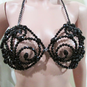 Da NeeNa J010 Showgirl Vegas Cabaret Dance Crystal Bra