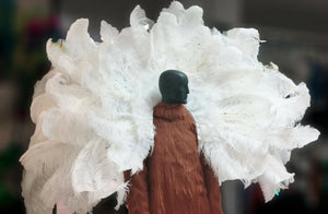 Da NeeNa B043B Victoria Gigantic Ostrich Feather Angel Wings Shoulder Pieces