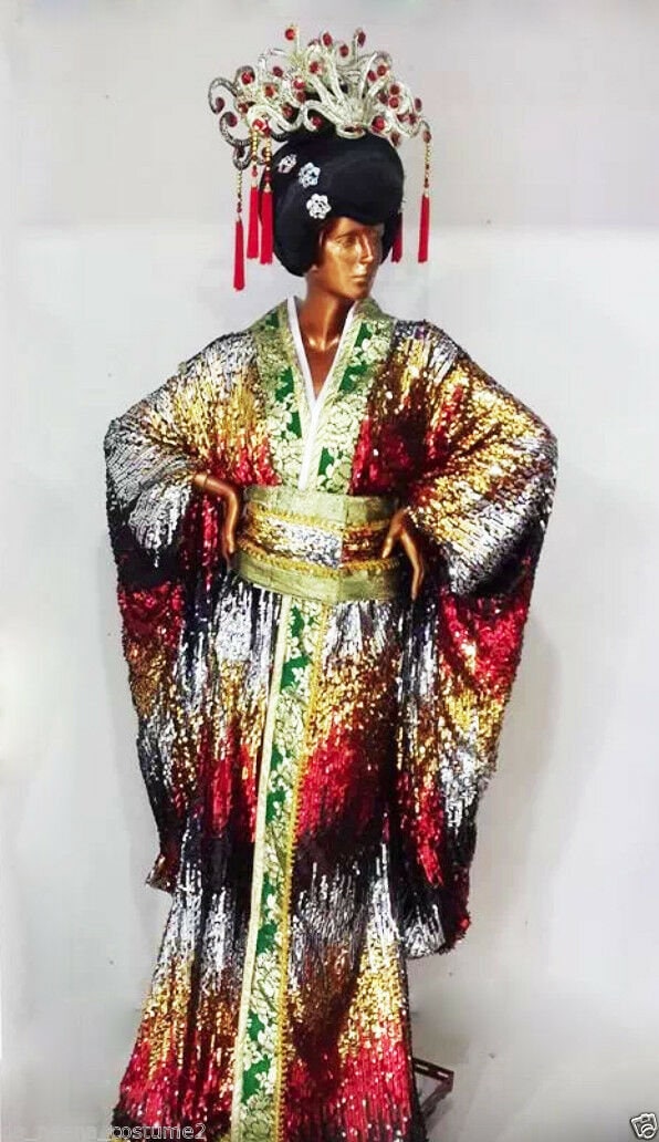 Da NeeNa C079 Queen of War Drag Japanese Keisha Kimino Costume set XS-3X