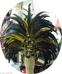 Da NeeNa HBY1 Feather Vegas Cabaret Showgirl Drag Headdress