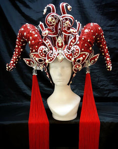 Da NeeNa H818 HUT Alien Avatar Star War Prince Parade Showgirl Crystal Headdress