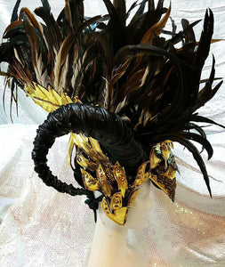 Da NeeNa H839 HUT The Grand monster Showgirl Dance Vegas Crystal Pageant Headdress