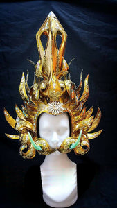 Da NeeNa H819 HUT Asian Hindu Giant Monster Prince Parade Showgirl Vegas Headdress