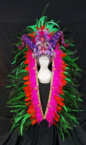 Da NeeNa H872 The Pocahontas Alien Dance Showgirl Samba Pageant Crystal Headdress