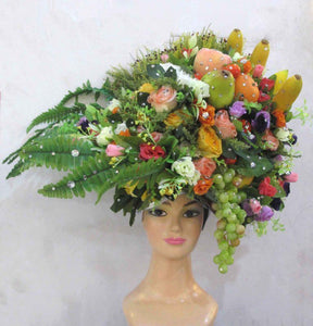 Da NeeNa H684 Mix Fruit Flower Angel Dance Vegas Showgirl Pageant Headdress