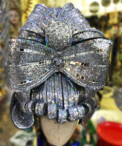 Da NeeNa H1026  Giant Bow Vegas Burlesque Cabaret Stage Showgirl Drag Headdress