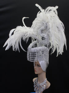 Da NeeNa H1034 Little Medusa Crystal Pageant Vegas Showgirl Dance Headdress