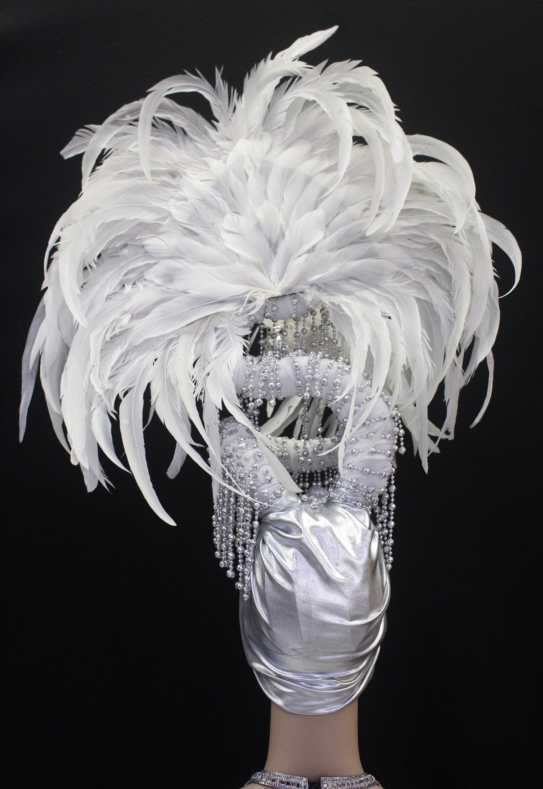 Da NeeNa H1034 Little Medusa Crystal Pageant Vegas Showgirl Dance Headdress