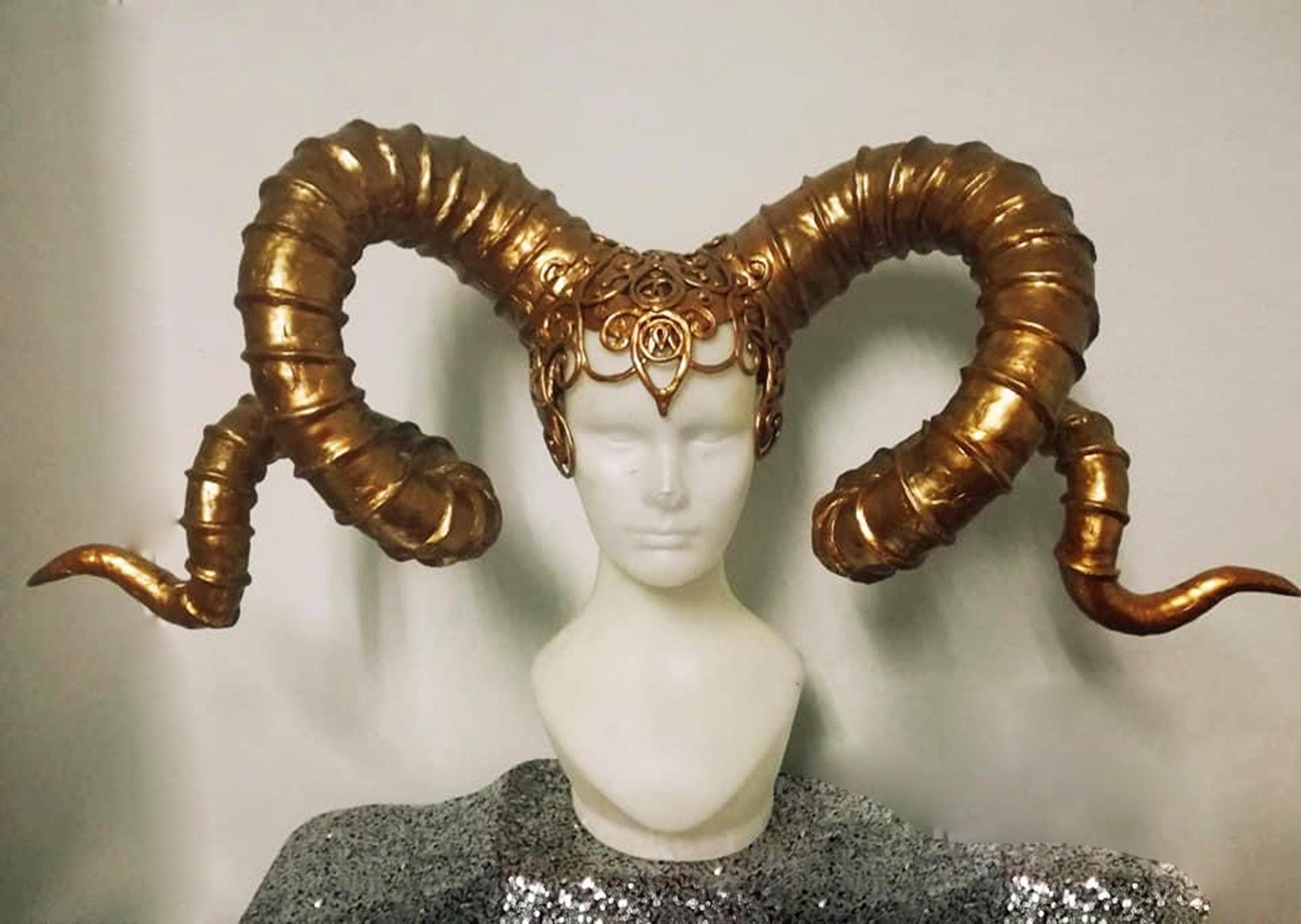 DaNeeNa H1056 Devil Hellboy Avatar Queen Pageant Vegas Dance Showgirl Headdress