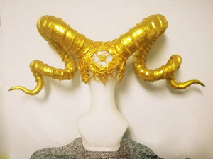 DaNeeNa H1056 Devil Hellboy Avatar Queen Pageant Vegas Dance Showgirl Headdress