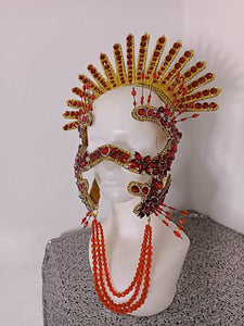 Da NeeNa H1083 Maya Festival Pageant Dance Vegas Drag Cabaret Showgirl Headdress