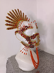 Da NeeNa H1083 Maya Festival Pageant Dance Vegas Drag Cabaret Showgirl Headdress