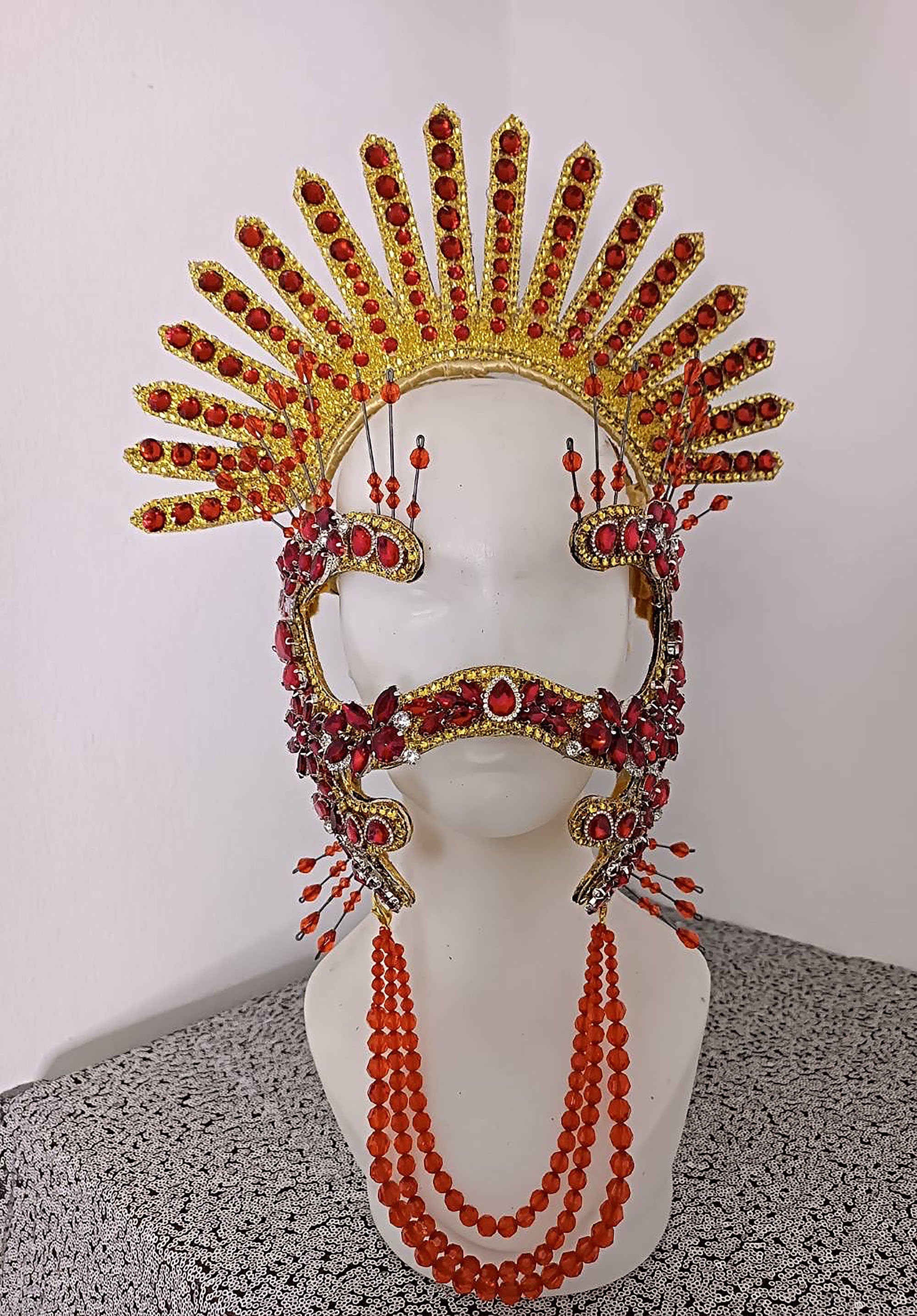 Da NeeNa H1083 Maya Festival Pageant Dance Vegas Drag Cabaret Showgirl Headdress