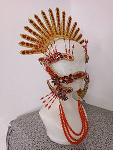 Da NeeNa H1083 Maya Festival Pageant Dance Vegas Drag Cabaret Showgirl Headdress