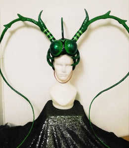 Da NeeNa H971 King of Bug Fairy Insect Inspired by Alexander McQueen Pageant Vegas Showgirl Headdress