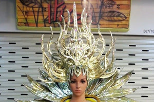 Da NeeNa C726 Forest Warrior Crystal Dance Wings Headdress Costume Set XS-XL