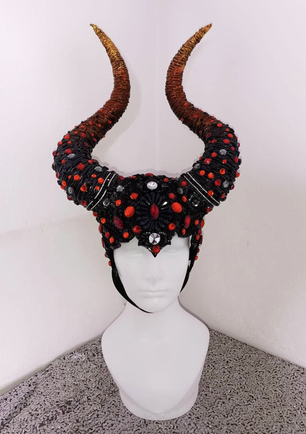 Da NeeNa H1120 Beyond Devil Vegas Cabaret Showgirl Pageant Headdress