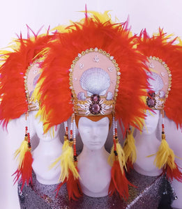 Da NeeNa H1118 Tribal Leader Vegas Cabaret Showgirl Pageant Headdress