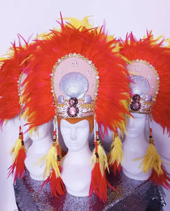 Da NeeNa H1118 Tribal Leader Vegas Cabaret Showgirl Pageant Headdress