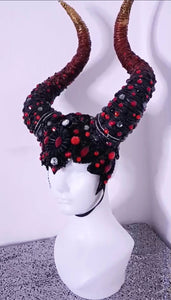 Da NeeNa H1120 Beyond Devil Vegas Cabaret Showgirl Pageant Headdress