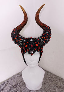 Da NeeNa H1120 Beyond Devil Vegas Cabaret Showgirl Pageant Headdress