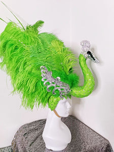 Da NeeNa H1000 Bird of Paradise Pageant Vegas Dance Crystal Headdress