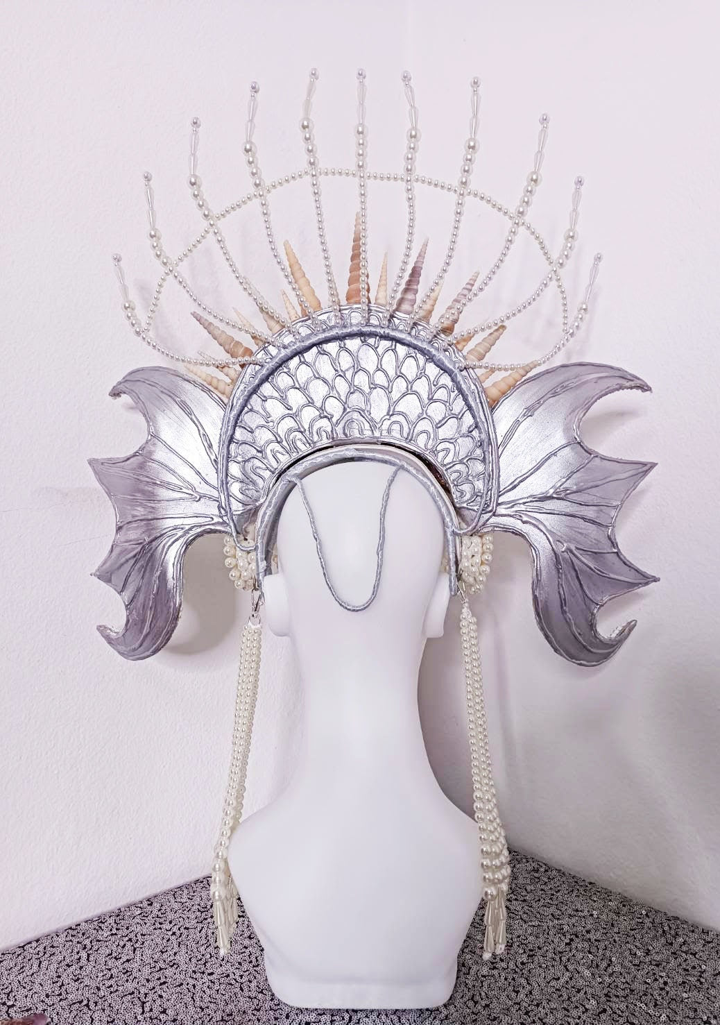 DaNeeNa H1106 Aqua Woman Queen Pageant Vegas Drag Dance Showgirl Headdress