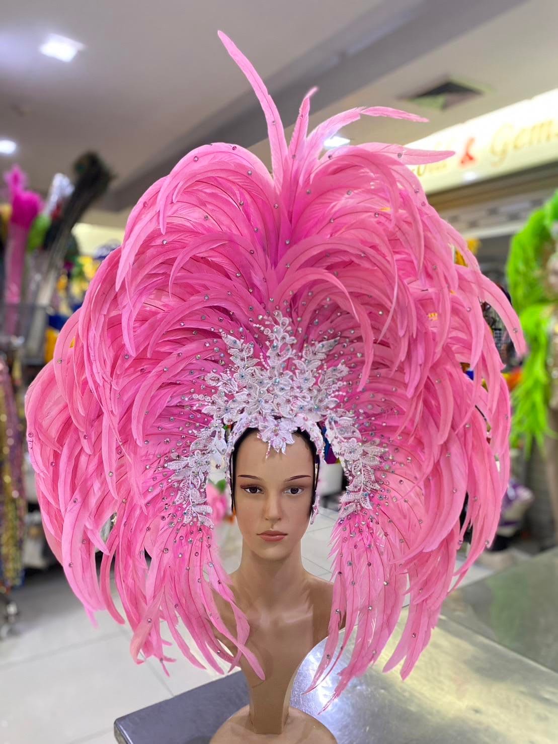 Da NeeNa H794 Dancing Flower Crystal Vegas Dance Showgirl Pageant Headdress