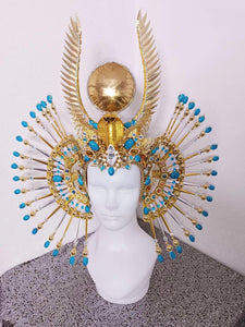 Da NeeNa H1133 Snake War Prince Parade Showgirl Crystal Headdress