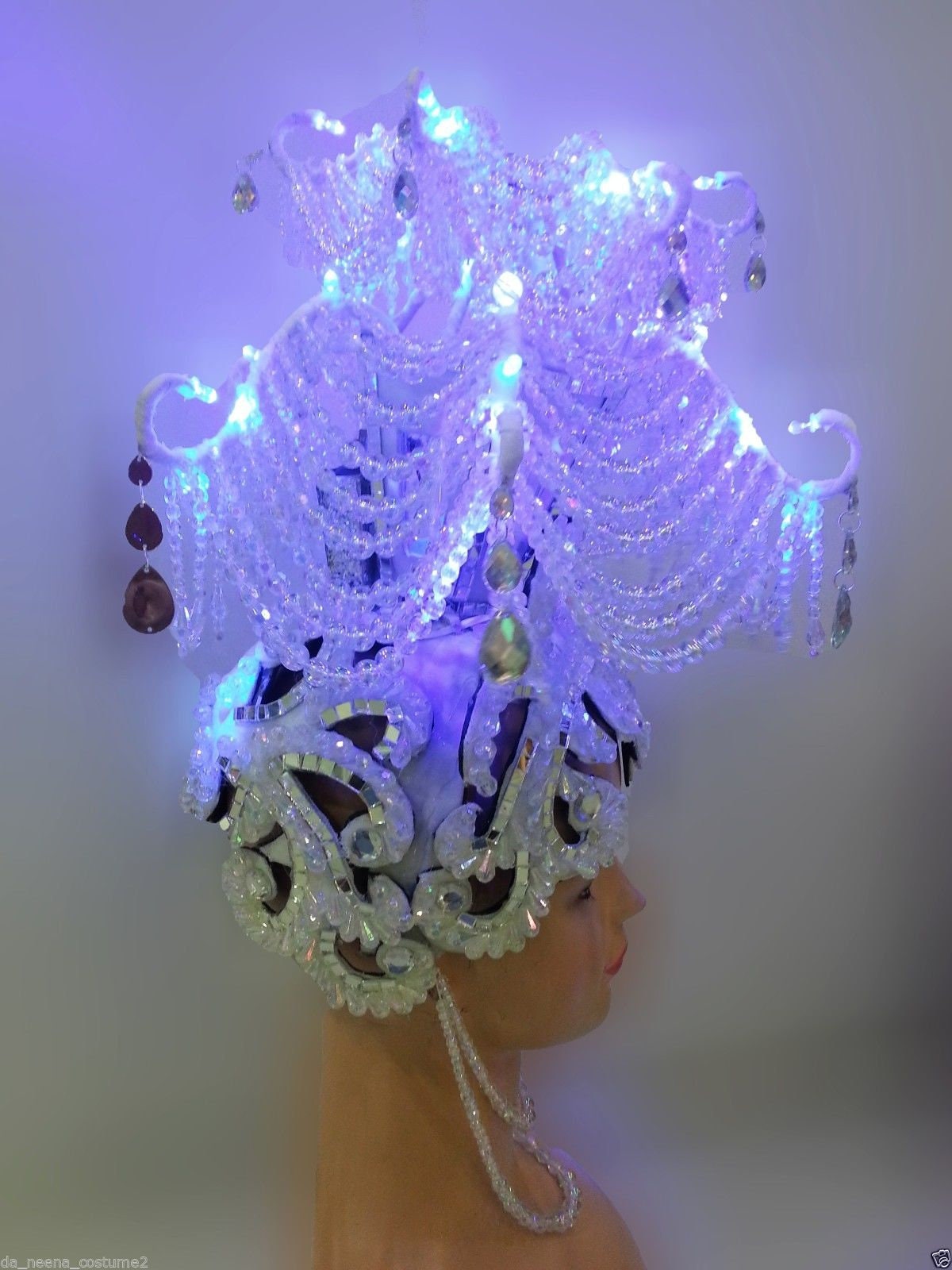 Da NeeNa H166 Light Crystal Chandelier Lamp Ballet Headdress Crown Tiara