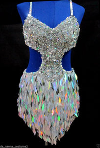 Da NeeNa M009 Salsa Latin Samba Drag Queen Dance Dress  XS-XL