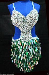 Da NeeNa M009 Salsa Latin Samba Drag Queen Dance Dress  XS-XL