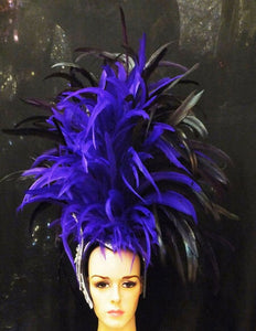 Da NeeNa H070 Feather Vegas Showgirl Cabaret Dance Burlesque headdress