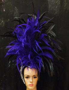 Da NeeNa H070 Feather Vegas Showgirl Cabaret Dance Burlesque headdress