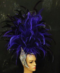 Da NeeNa H070 Feather Vegas Showgirl Cabaret Dance Burlesque headdress