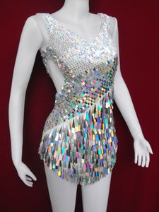 SR Evita Salsa Latin Samba Drag Queen Dance Dress XS-M8