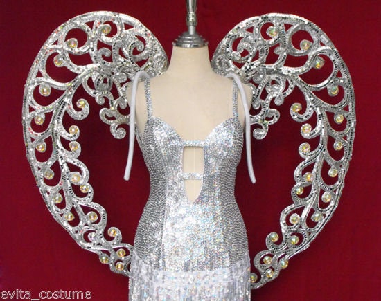 Da NeeNa B002 Drag Vegas Showgirl Gay Drag Wing Backpiece