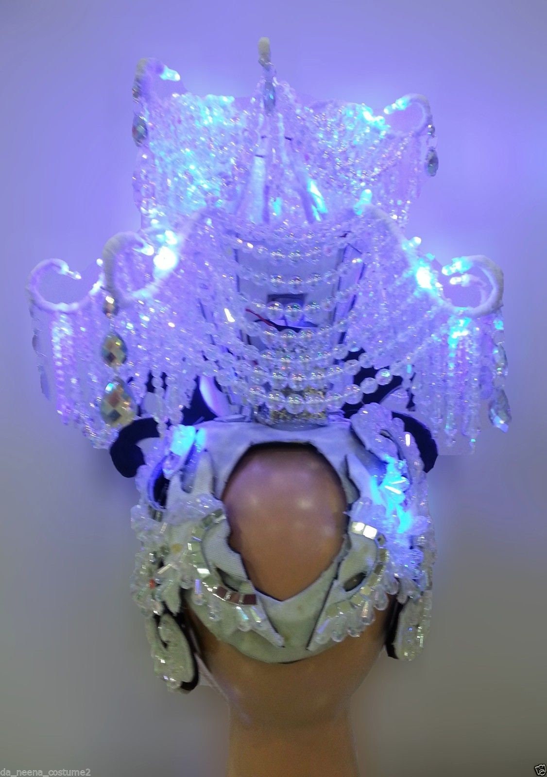 Da NeeNa H166 Light Crystal Chandelier Lamp Ballet Headdress Crown Tiara