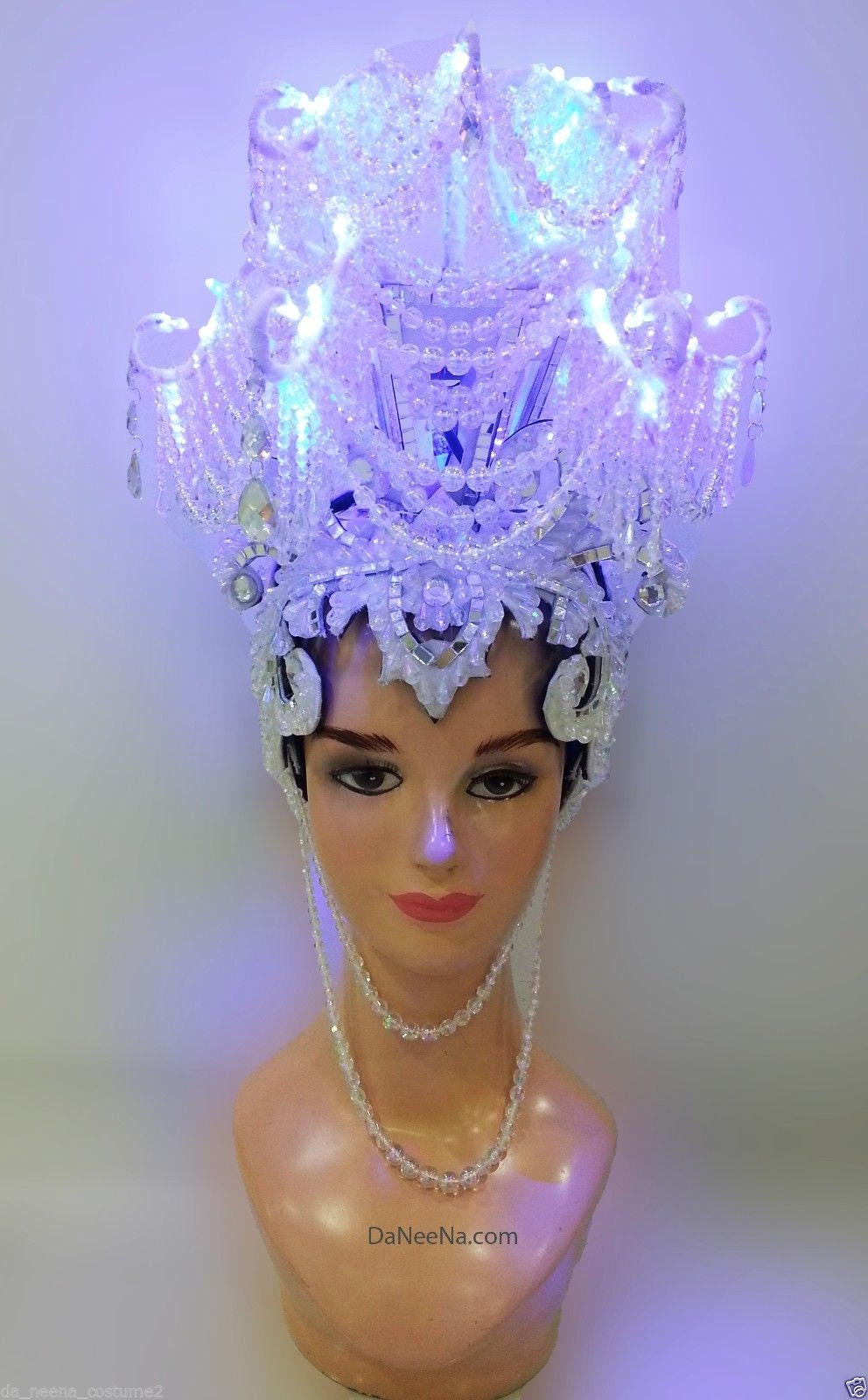 Da NeeNa H166 Light Crystal Chandelier Lamp Ballet Headdress Crown Tiara