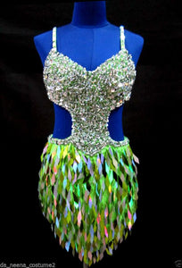 Da NeeNa M009 Salsa Latin Samba Drag Queen Dance Dress  XS-XL