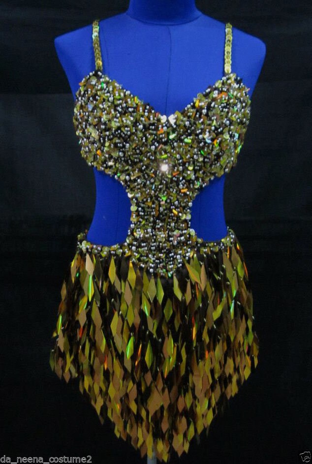 Da NeeNa M009 Salsa Latin Samba Drag Queen Dance Dress  XS-XL